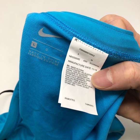 Nike Women's Light Blue Solid Sport Bikini Bottom Size Large - Picture 11 of 11